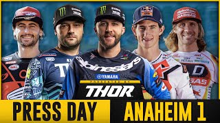 2024 Anaheim 1  Press Day ft Chase Sexton Eli Tomac and more [upl. by Claybourne]