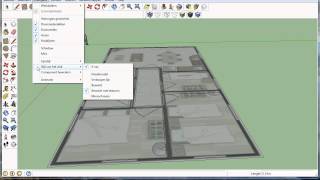 les2 sketchup 3d plattegrond maken [upl. by Meredithe867]