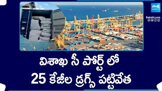 Operation Garuda  25 KG Drugs Caught And Seized By CBI At Vizag Port  SakshiTV [upl. by Gower]