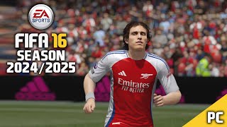 FIFA 16 PC  FIP V71 UEFA C UPDATE SEASON 20242025  NEW UPDATE 482024 [upl. by Milissent]