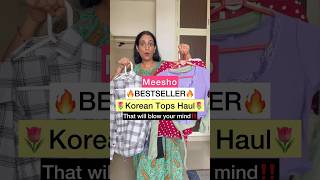 Meesho Korean Tops🎀😍meesho meeshofinds tops shortsfeed youtubeshorts shorts viral [upl. by Errehs722]