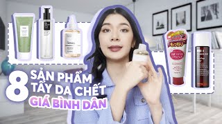 8 TẨY DA CHẾT LƯỢT MUA KHỦNG GIÁ BÌNH DÂN Tốt thật không [upl. by Cowles]