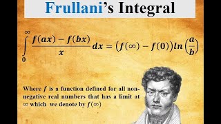 Animated Proof of Frullanis Integral [upl. by Norak]