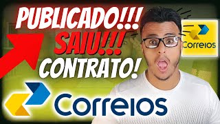 Urgente Saiu  Concurso Correios 2024  Todo Brasil  Contrato com a Banca para o foi Publicado [upl. by Englis452]