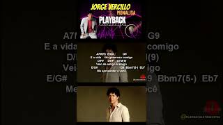 JORGE VERCILO  MONALISA PLAYBACK  CIFRA shorts [upl. by Kosel]