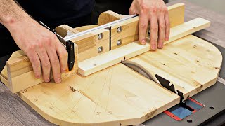 Making Unique Miter Saw Sled for a Table Saw [upl. by Llenyr920]