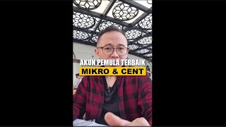 🤩Trader Pemula FX  Wajib Pakai Akun Tipe Ini MIKRO amp CENT shorts [upl. by Tucky756]