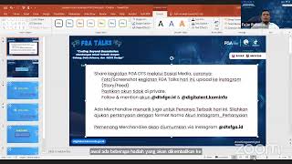 FGA Talks  Sosialisasi Pelatihan FGABatch 1 Mitra Binar Academy danHacktiv8 [upl. by Gideon]
