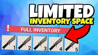 READ DESCRIPTION FOR NEW VERSION How to Make LIMITED INVENTORY SPACE  HowToRoblox [upl. by Akierdna]