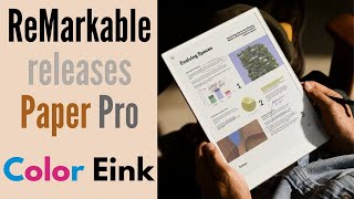 Remarkable releases the Paper Pro specs Color Eink Notetaking Tablet with Gallery 3 [upl. by Bashemeth]