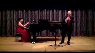 J Brahms Hungarian Dance No 5 Ungarischer Tanz Nr 5 Clarinet and Piano Klarinette und Klavier [upl. by Gimpel686]