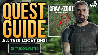 Gray Zone Warfare Quest Guide  ALL TASK LOCATIONS amp KEYS [upl. by Ahseele]