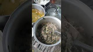 Ginataang laing at pork monggo na may labong [upl. by Packer]