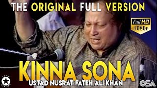 Kinna Sohna Tenu Rab Ne Banaya Live Full Ustad Nusrat Fateh Ali Khan Kinna Sona  OSA Worldwide [upl. by Imit]