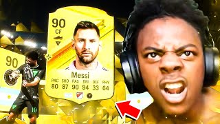 iShowSpeeds UNLUCKIEST FIFA 24 Pack Opening packs Messi 😂 [upl. by Ahsaele318]