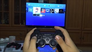 Connect PS3 controller DualShock 3 to Playstation 4 wirelessly [upl. by Bouchard]