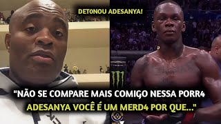 ESSA DOEU Anderson Silva SURPREENDE e DET0NA Adesanya após DERROTA para Strickland no UFC 293 [upl. by Aires523]