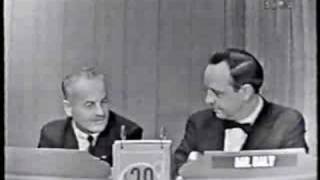 Darryl F Zanuck on Whats My Line 1958 [upl. by Adlesirhc]