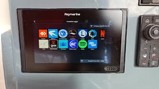 Raymarine Axiom 9 Netflix setup and review Boat Fishing Southcoast United Kingdom 🇬🇧 [upl. by Shenan573]