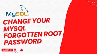 MySQL Forgotten Root password reset [upl. by Acenahs]