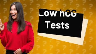 What is a very low hCG pregnancy test [upl. by Serdna]