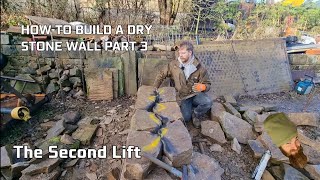 Building A Dry Stone Curved Wall amp Cladding 4 [upl. by Oravla677]