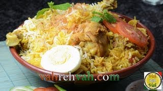 Bhatkal Chicken Biryani Karnataka Speciality  By VahChef  VahRehVahcom [upl. by Linzer]