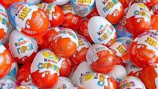 Kinder Joy – ASMRVideo mit Kinder Joy – Befriedigendes Video Kinder Surprise Eggs ASMR Opening [upl. by Orecic]