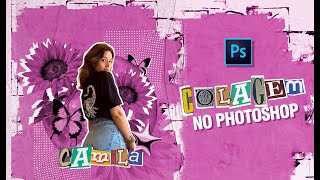 Colagem digital com o Photoshop  Speed art  Digital poster art [upl. by Oirasor]