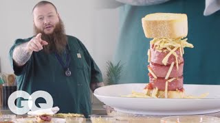 Action Bronson Makes the Ultimate Stoner Sandwich for 420  GQ [upl. by Patsis]