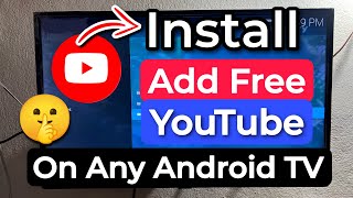 Ad Free YouTube App For Android TV  How To Block Ads On TV YOUTUBE [upl. by Ellwood]