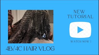 Weekly VLOG  Natural Hair Care on Type 4 hair  Is deep conditioning necessary for growth [upl. by Cirdes330]