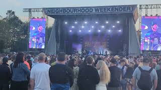 Paul Heaton  Too Much For One  band member joins in live at Neighbourhood Weekender Wazza 2023 [upl. by Maxfield]