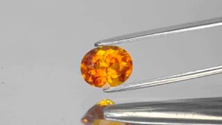 306Carat Breathtaking Fiery Golden Orange Tajik Clinohumite [upl. by Rowan743]