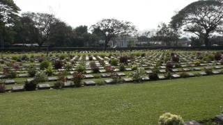 Thailand Kanchanaburi War Cemetery War Graves Cemetery ทางรถไฟสายมรณะ [upl. by Anitsud456]