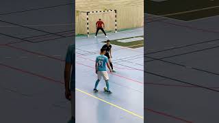 Rainbow flick and smooth playing goal 👍🔥 futsal teamwork skills goal shorts [upl. by Nadirehs]