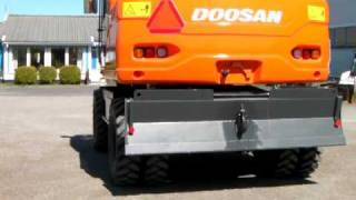 Doosan DX140W Wheel Excavator [upl. by Bacchus]