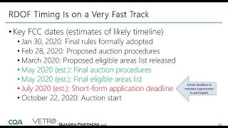 FBA  Visualize Success in RDOF – Part 1 of 2 Where to Bid [upl. by Anileda593]