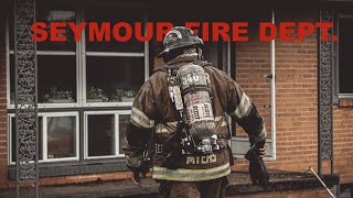 Seymour Volunteer Fire Department  Live Fire Training Cinematic Video [upl. by Kulsrud]