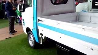 Tata Super Ace Electric Vehicle inside Energy Pavilion at 12th Auto Expo 2014 Greater Noida [upl. by Namso309]