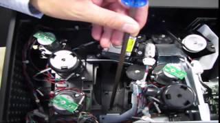 FARGO HDP5000 How to replace the print head [upl. by Maren424]