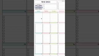 📆 Lifetime Task Calendar Google Sheets Template tasktracker taskcalendar todolist googlesheets [upl. by Htiek]