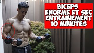 BICEPS ENORME ENTRAINEMENT MAISON 10 MINUTES [upl. by Margo]