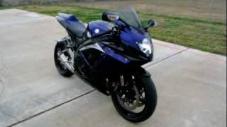 2007 Suzuki GSXR750 Blue  Black [upl. by Armmat898]