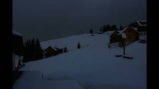 ITT 2024 auf der Emberger Alm Zeitraffer  Schnee und Nebel [upl. by Ennailuj989]