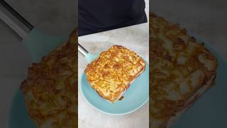 Air fryer ham amp cheese toastie food cheese ham sandwich [upl. by Nanyk]