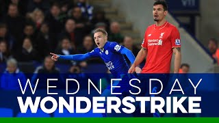 Wednesday Wonderstrike  Jamie Vardy vs Liverpool [upl. by Nonez]