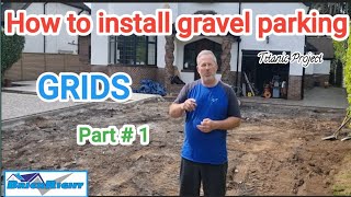 How to install gravel parking Grids part 1 [upl. by Ueih]