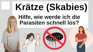 Krätze  Hilfe wie werde ich die Parasiten schnell los [upl. by Germin]