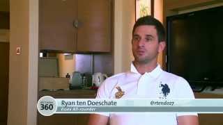 ICC Cricket 360  Ryan Ten Doeschate Feature [upl. by Maharg540]